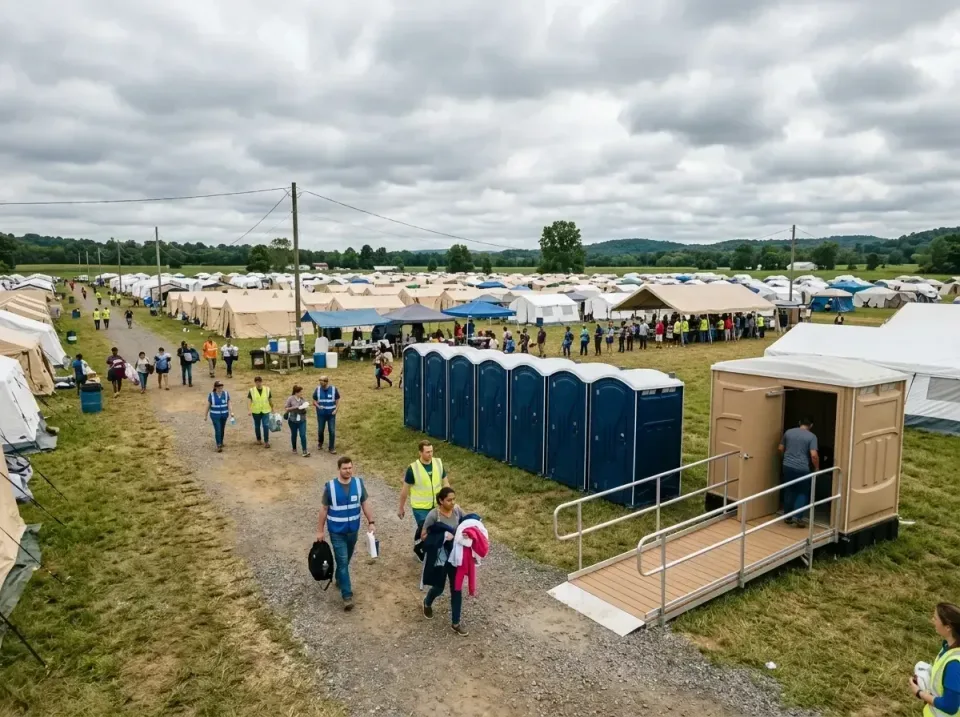 disaster-relief-camp-restrooms-010 — frequently asked questions, Dumpster & Portable Bathrooms Rental in Palatine, IL